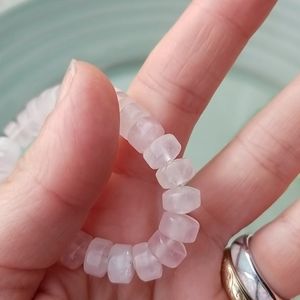 Rose quartz bracelet